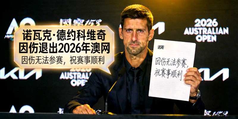网球名将诺瓦克·德约科维奇宣布因伤退出2026年澳网
